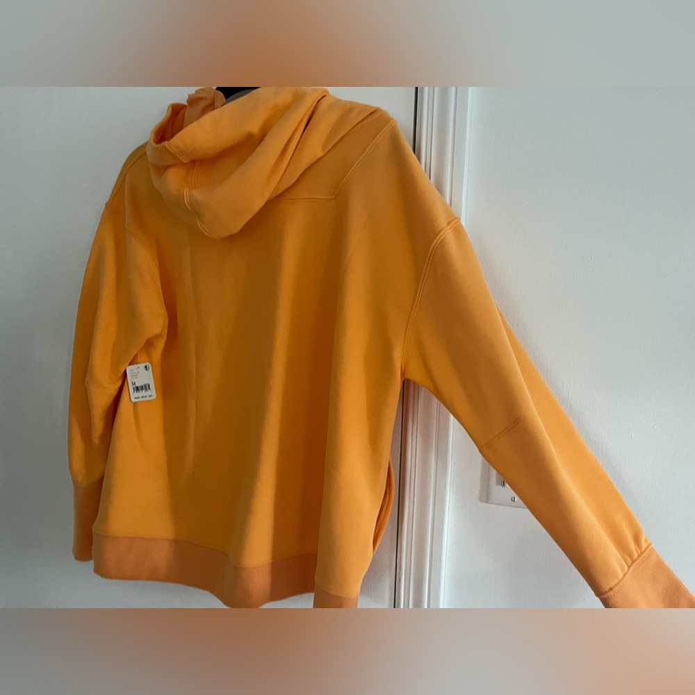 NWT free people orange hoodie - Picture 11 of 16